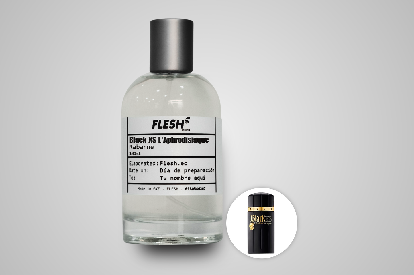 Inspirado en Black XS L'Aphrodisiaque - Rabanne